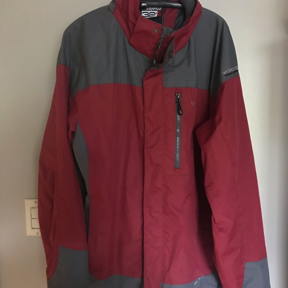 Winter coat with removable inner liner.